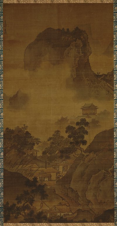 Landschaft der vier Jahreszeiten - Herbst von Toyo Sesshu